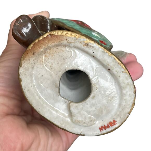 Vintage African Tribal Dancer with Shield Figurine Ceramic Mid Century Japan - Picture 6 of 10